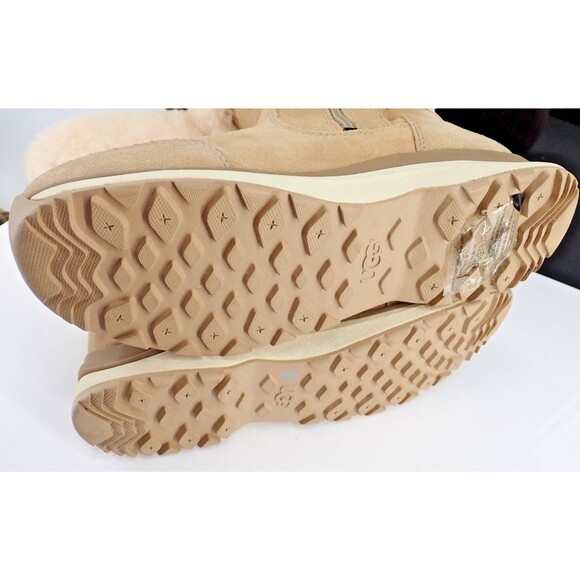UGG Pure ingalls Sand Beige Womens Sz 8 Waterproof Leather Lace Snow Boots New - Picture 16 of 16